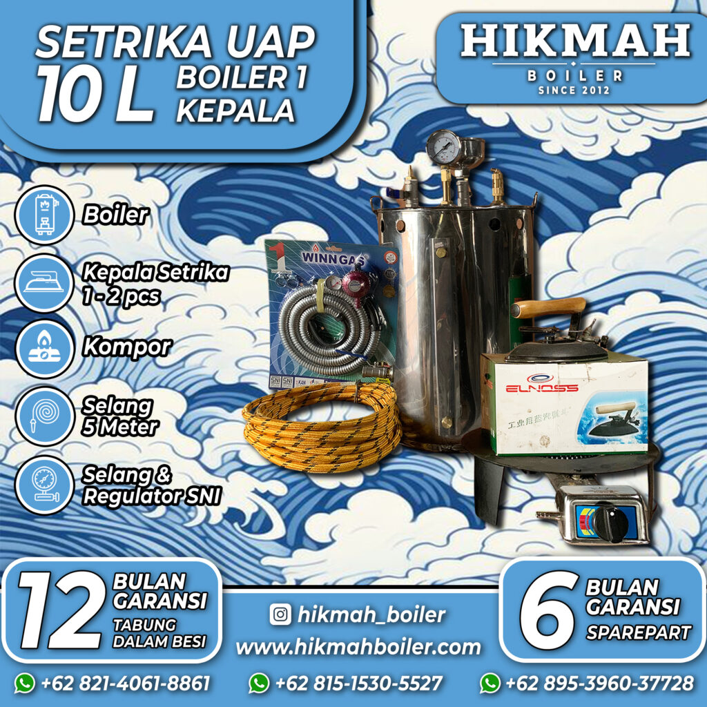 Setrika Uap Boiler 10 L