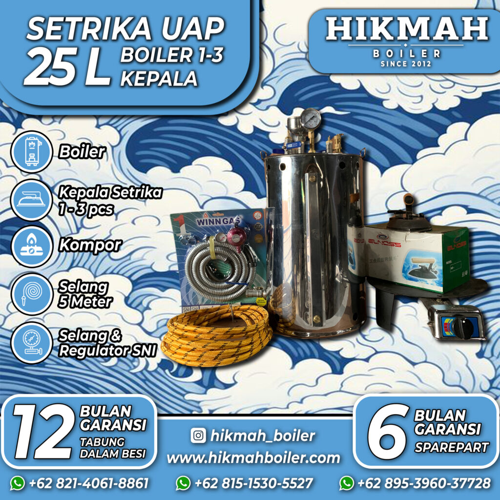 Setrika Uap Boiler 25 L